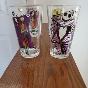 Nightmare before Christmas glass set (4)